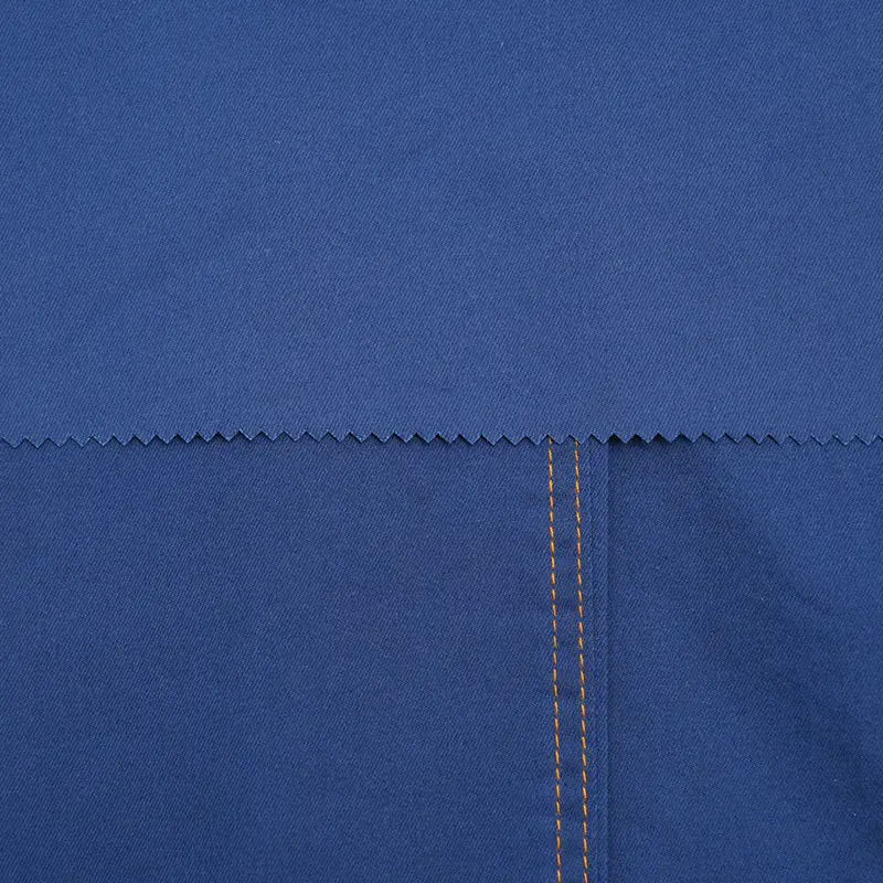 GS3023 Høy strekk bomullspolyester Strekk Twill farget klut