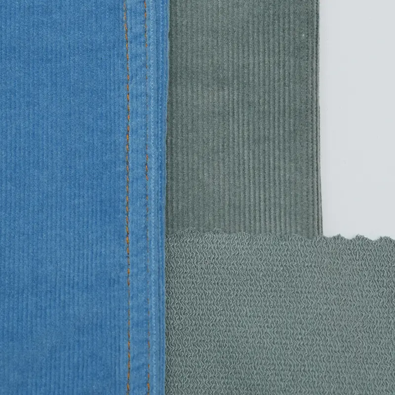 GS1338 bomull dobbel corduroy farget stoff